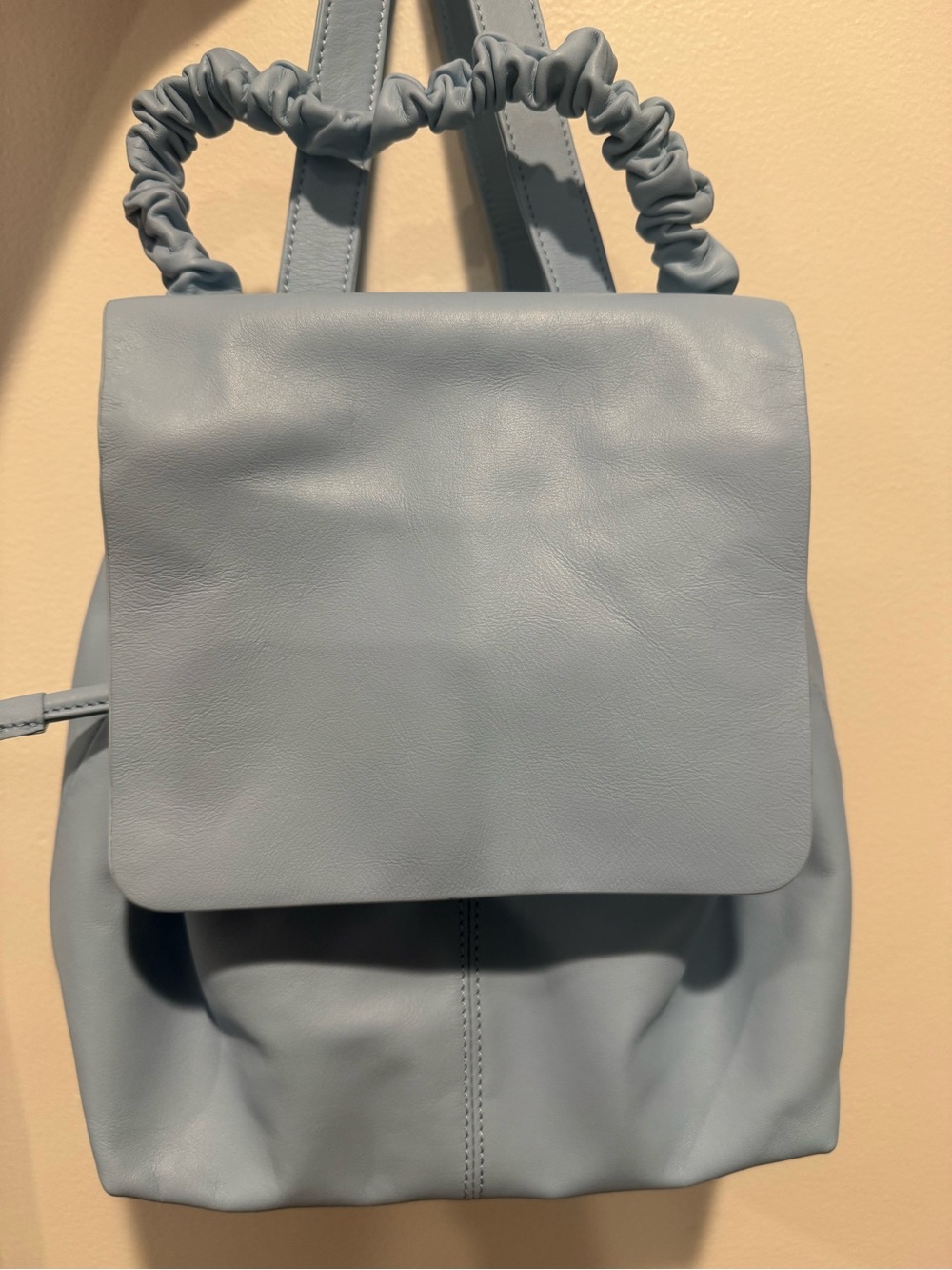 NWOT HOBO International Baby Blue Leather Convertible Backpack / Shoulder Bag! 🩵